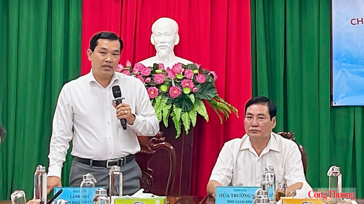 Ông Lê Minh Tuấn, Phó Giám đốc Sở Văn hóa – Thể thao và Du lịch TP. Cần Thơ thông tin tại buổi họp báo.