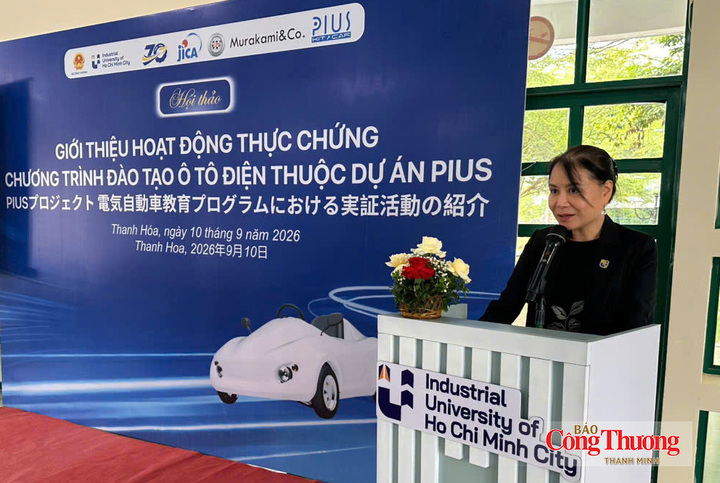 PGS.TS Đàm Sao Mai, Phó Hiệu trưởng Trường Đại học Công nghiệp TP. Hồ Chí Minh.