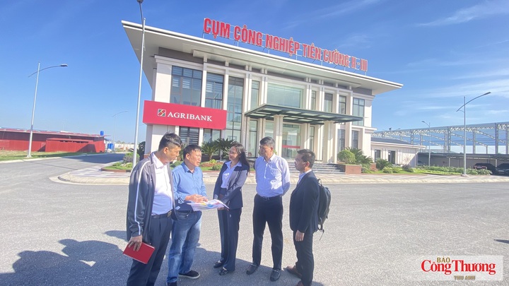 Đoàn Công tác Bộ Công Thương và Sở Công Thương Hải Phòng đi thực tế tại Cụm công nghiệp Tiên Cường 2, TP. Hải Phòng.