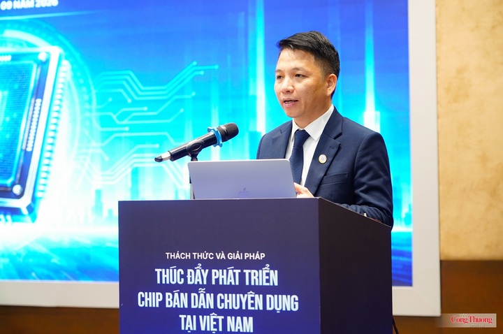 Ông Nguyễn Anh Tuấn, Giám đốc Trung tâm quốc gia hỗ trợ sản xuất thử chip bán dẫn