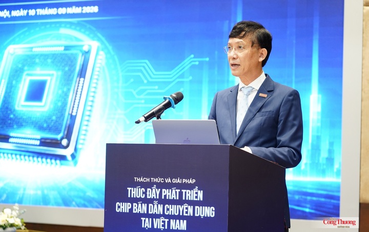 Đại diện Galeximco phát biểu tại hội thảo
