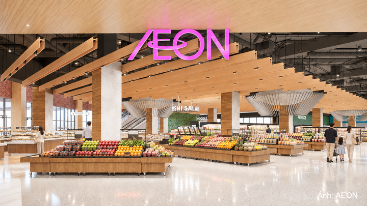 Phối cảnh Trung tâm thương mại AEON Hải Dương,phường Thạch Khôi, thành phố Hải Phòng.