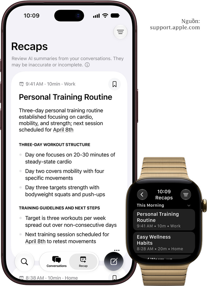 Apple thiết kế tín hiệu cảnh báo cho người xung quanh biết tính năng đang được kích hoạt.