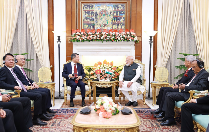 Thủ tướng Narendra Modi bày tỏ đồng tình với các đề xuất của Thủ tướng Lê Minh Hưng và khẳng định Chính phủ Ấn Độ luôn ủng hộ, nỗ lực triển khai các biện pháp để thúc đẩy các lĩnh vực hợp tác giữa hai nước - Ảnh: chinhphu.vn/Nhật Bắc