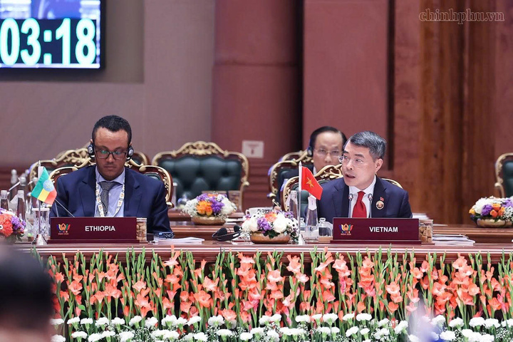 Thủ tướng Chính phủ đã đề xuất ba định hướng lớn để BRICS phát huy vai trò trong giai đoạn tới - Ảnh: chinhphu.vn/Nhật Bắc
