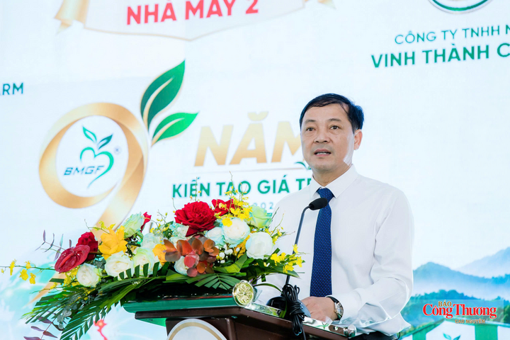 Ông Lê Trọng Yên, Thứ trưởng Bộ Nông nghiệp và Môi trường Lê Trọng Yên phát biểu tại sự kiện.