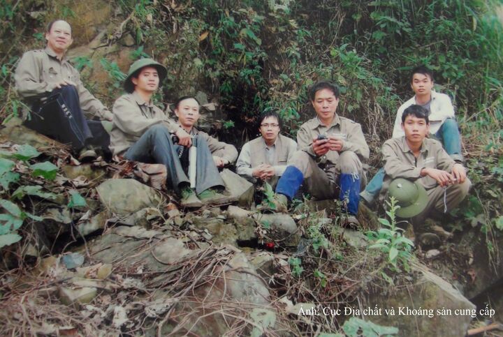 Những "người đi tìm hình của đất" bền bỉ khai phá tài nguyên trong suốt hành trình 81 năm qua - Ảnh tư liệu/Cục ĐC&KS cung cấp