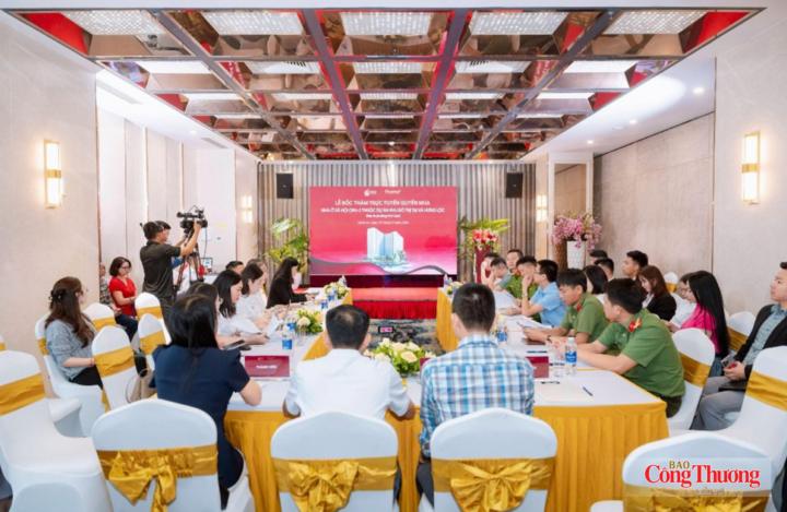 Chủ đầu tư tổ chức bốc thăm trực tuyến quyền mua nhà ở xã hội ở Dự án Khu đô thị Hưng Lộc