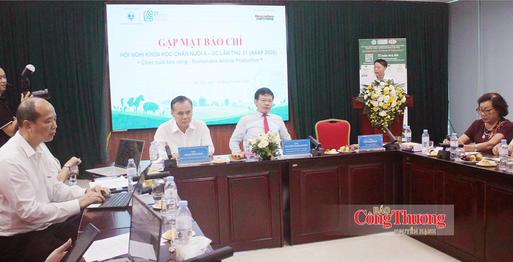 Họp báo thông tin về Hội nghị Khoa học Chăn nuôi Á - Úc lần thứ 21 (AAAP 2026).
