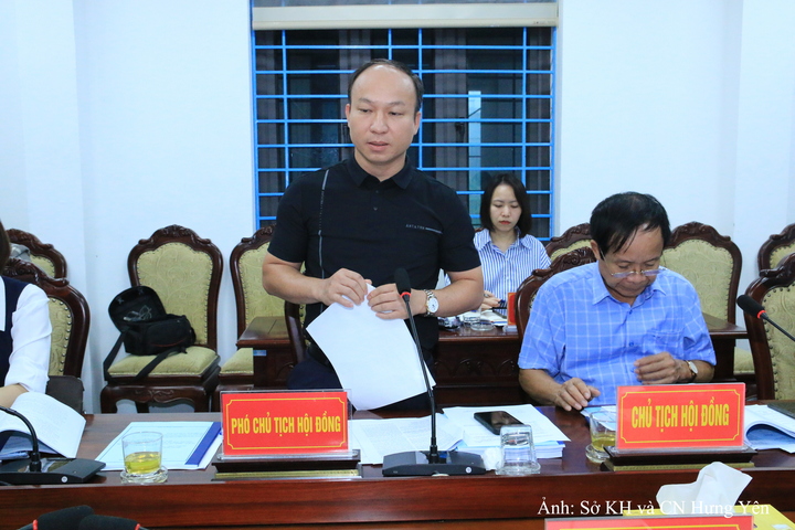 Ông Nguyễn Cảnh Toàn - Phó Giám đốc Sở Khoa học và Công nghệ, Phó Chủ tịch hội đồng đánh giá kết quả thực hiện đề tài