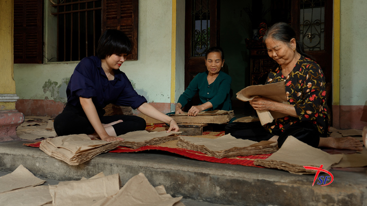 Hình ảnh phim “Giấy dó: Cuộc hành trình trở về” của đạo diễn Lê Anh Tuấn.