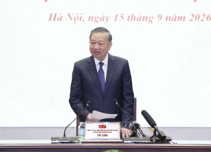 Tổng Bí thư, Chủ tịch nước Tô Lâm phát biểu chỉ đạo. Ảnh: Thống Nhất/TTXVN