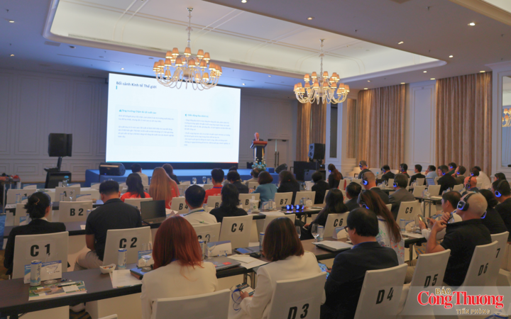 Toàn cảnh Hội nghị quốc tế xúc tiến xuất khẩu ngành Da - Giày Việt Nam 2026 (Vietnam Footwear Summit 2026).