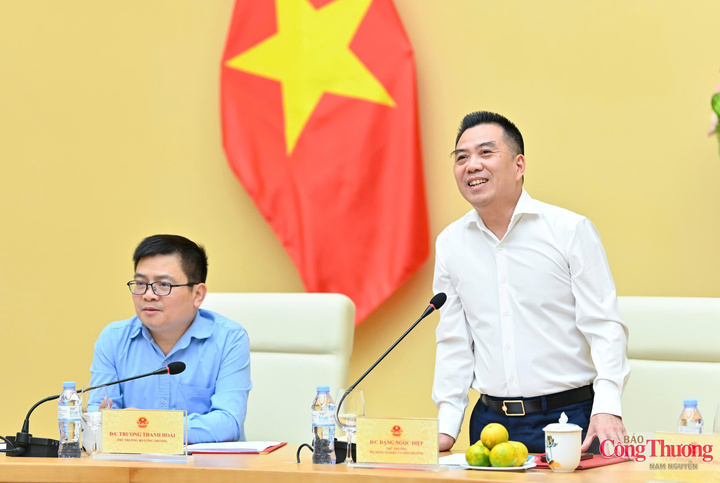Thứ trưởng Bộ Nông nghiệp và Môi trường Đặng Ngọc Điệp.