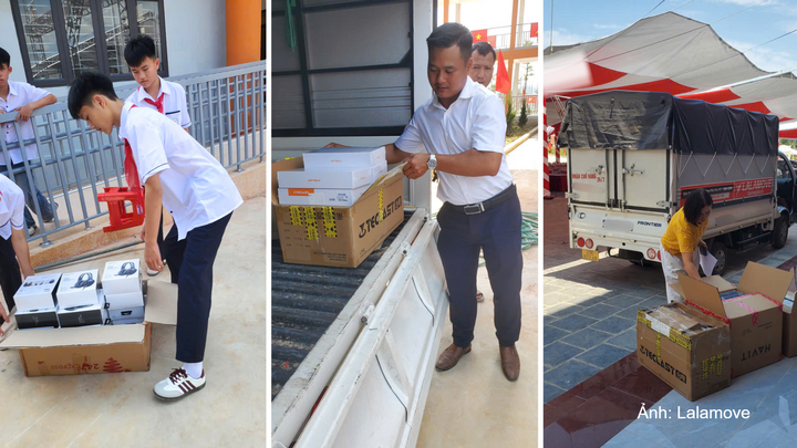Chương trình đã tạo điều kiện cho các em học sinh được học tập và tiếp xúc với các trang thiết bị hiện đại.
