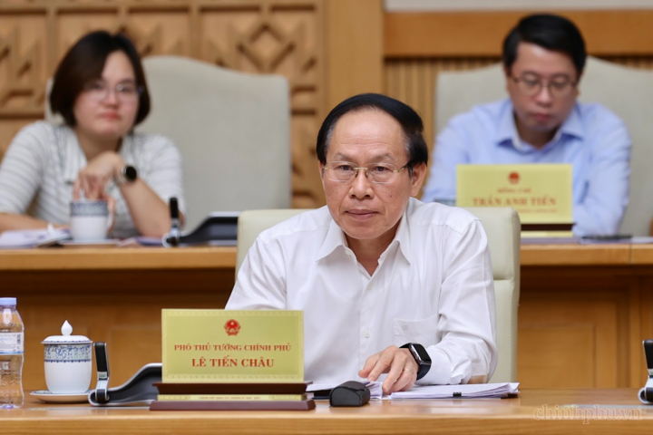 Phó Thủ tướng Lê Tiến Châu tham dự Phiên họp - Ảnh: chinhphu.vn/Nhật Bắc