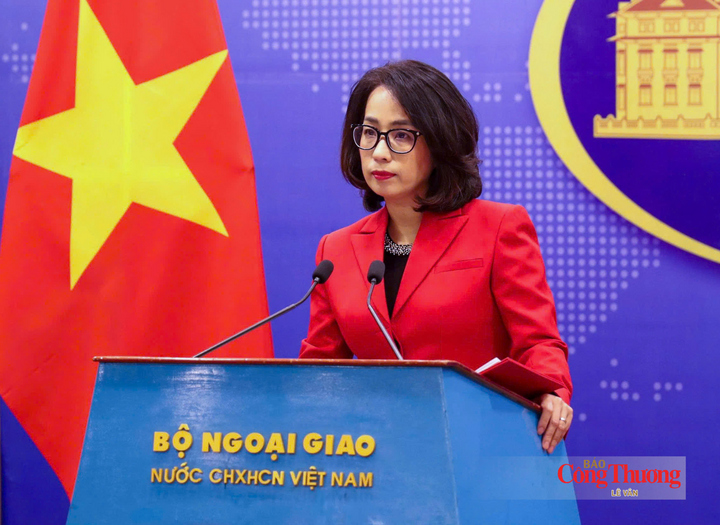 Người phát ngôn Bộ Ngoại giao Phạm Thu Hằng thông tin về hoạt động của lãnh đạo Đảng, Nhà nước tại họp báo thường kỳ tháng 9 của Bộ Ngoại giao.