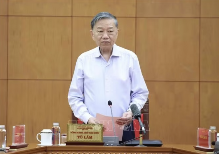 Tổng Bí thư, Chủ tịch nước Tô Lâm phát biểu chỉ đạo. Ảnh: Thống Nhất /TXVN