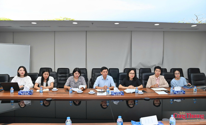 Các đại biểu Tập đoàn Hòa Phát tại buổi làm việc.