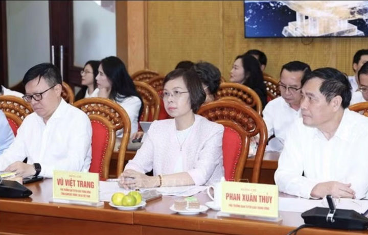Đại biểu tham dự buổi làm việc. Ảnh: Phương Hoa/TTXVN