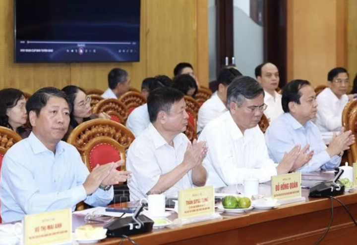 Đại biểu tham dự buổi làm việc. Ảnh: Phương Hoa/TTXVN