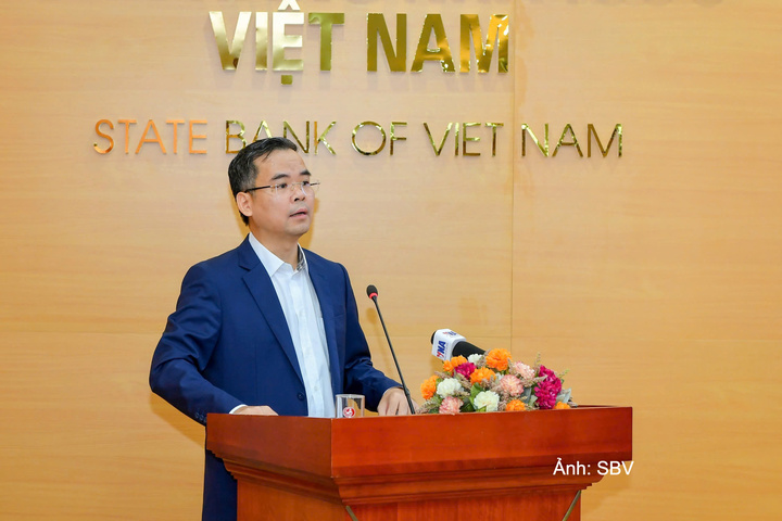 Ông Nguyễn Xuân Bắc, Phó Vụ trưởng phụ trách Vụ Tín dụng, NHNN phát biểu.