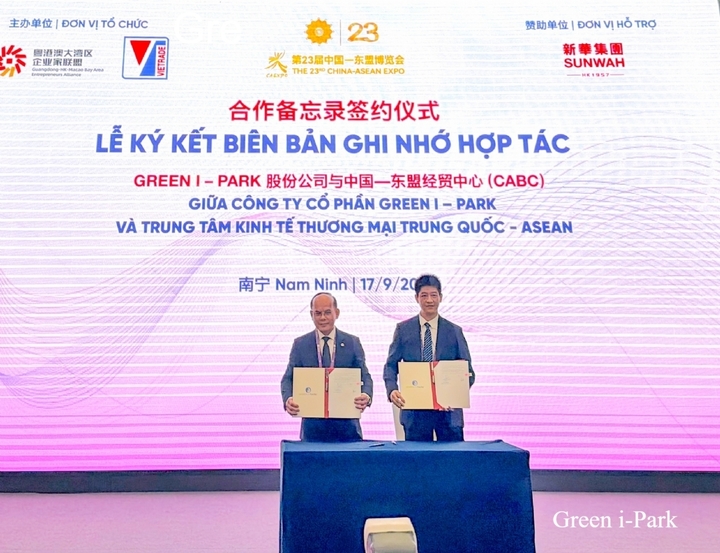 GiP ký kết Thỏa thuận hợp tác đầu tư với Trung tâm Kinh tế Thương mại Trung Quốc - ASEAN (CABC)