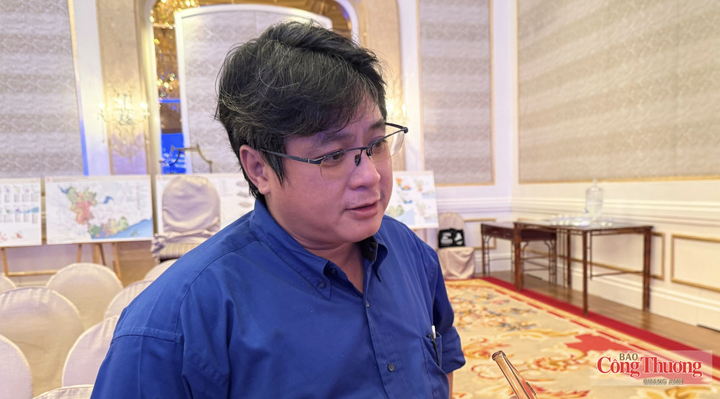 TS. Nguyễn Bảo Thành trả lời phỏng vấn phóng viên Báo Công Thương.
