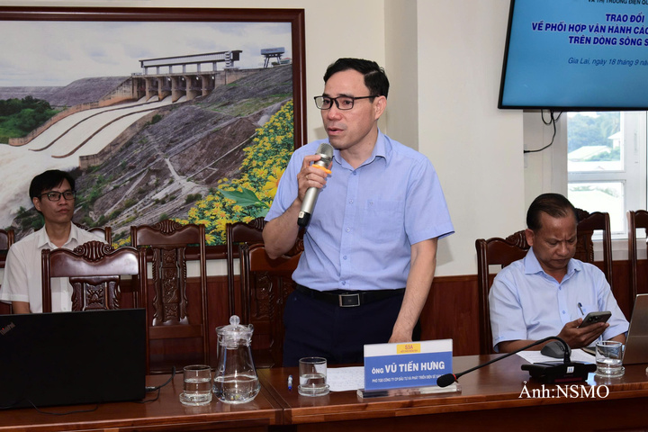Ông Vũ Tiến Hưng, Phó Tổng Giám đốc Công ty CP Đầu tư & Phát triển điện Sê San 3A