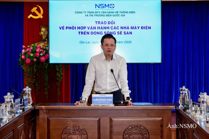 Ông Nguyễn Quốc Trung - Phó Tổng giám đốc NSMO phát biểu chỉ đạo tại buổi làm việc