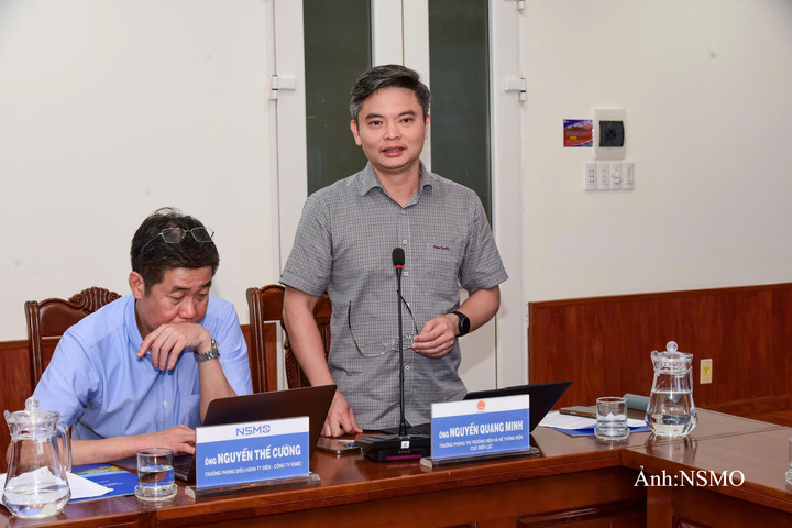Ông Nguyễn Quang Minh – Trưởng phòng Thị trường điện và Hệ thống điện, Cục Điện lực, Bộ Công Thương phát biểu