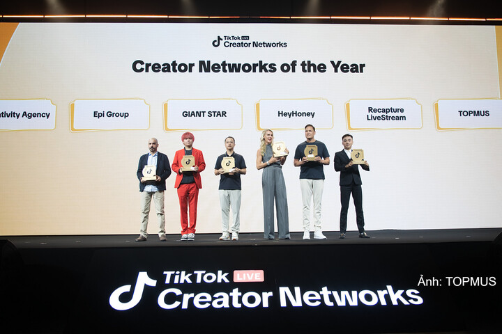 TOPMUS Entertainment được vinh danh “Đại lý xuất sắc nhất toàn cầu năm 2026” của TikTok.