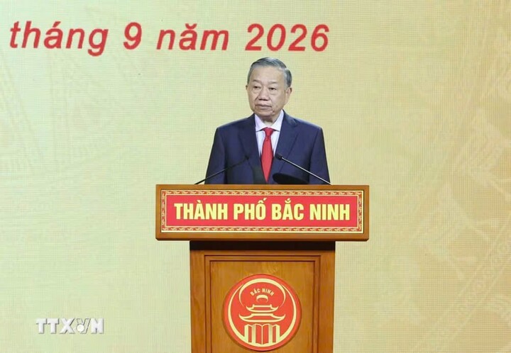 Tổng Bí thư, Chủ tịch nước Tô Lâm phát biểu chỉ đạo. (Ảnh: Thống Nhất/TTXVN)