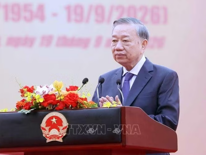 Tổng Bí thư, Chủ tịch nước Tô Lâm phát biểu. Ảnh: Thống Nhất/TTXVN