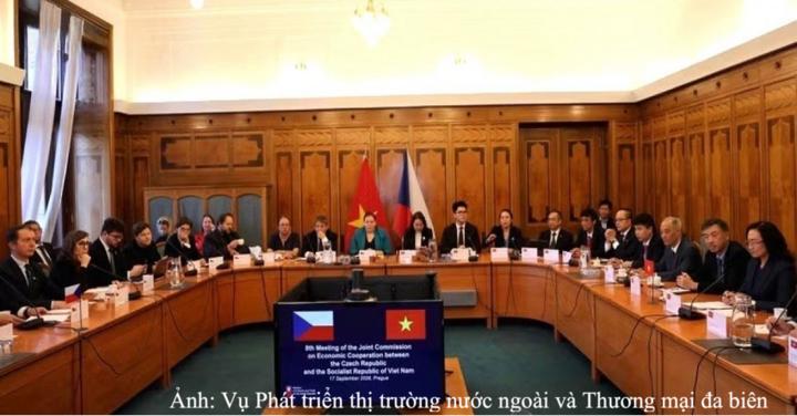 Khóa họp Ủy ban liên Chính phủ Việt Nam - Cộng hòa Séc lần thứ VIII tại Praha.
