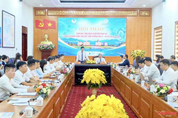 Hội thảo “Khoa học, công nghệ và đổi mới sáng tạo - Động lực quan trọng thúc đẩy tăng trưởng kinh tế - xã hội tỉnh Lai Châu”.