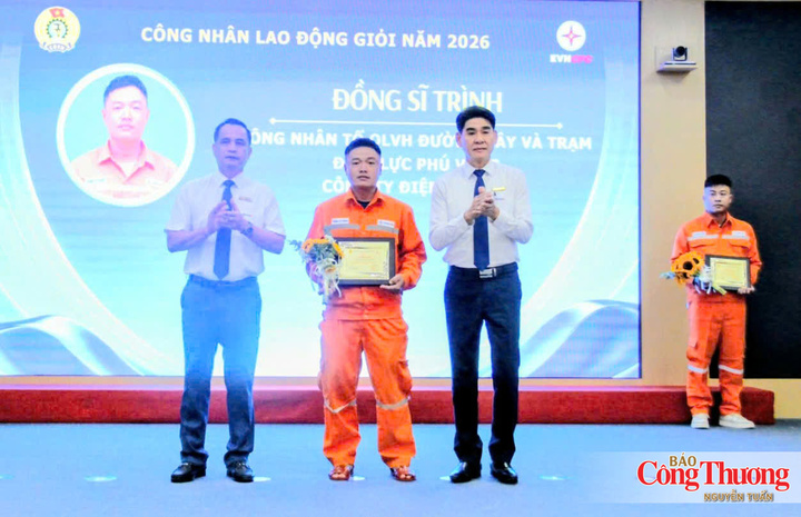 Anh Đồng Sĩ Trình nhận danh hiệu Công nhân lao động giỏi năm 2026