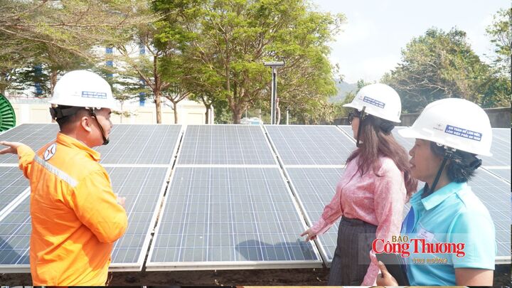 Điện mặt trời được đầu tư lắp đặt trong khuôn viên TBA 110kV Côn Đảo