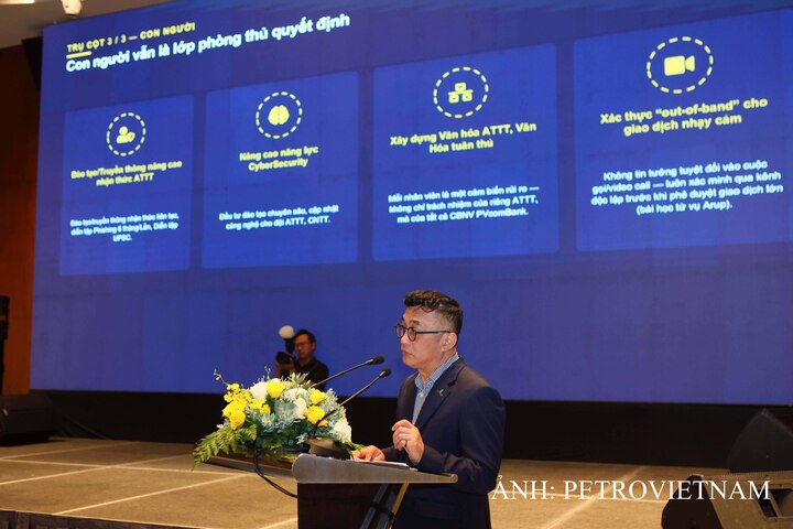 Phó Tổng giám đốc Petrovietnam Phan Tử Giang: người đứng đầu các đơn vị trực tiếp chỉ đạo công tác an ninh mạng.