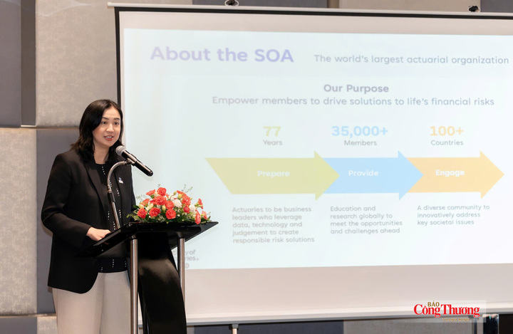 Bà Jessie Li, FSA, Giám đốc Khu vực Đông và Đông Nam Á thuộc SOA.