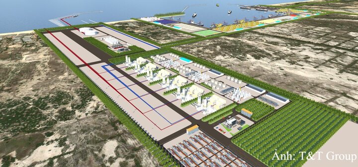 Dự án điện khí LNG Hải Lăng đang được T&T Group và các đối tác Hàn Quốc triển khai tại tỉnh Quảng Trị