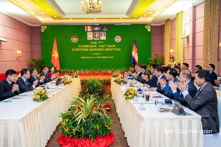 Quang cảnh Hội nghị Hải quan Biên giới Việt Nam - Campuchia lần thứ 7