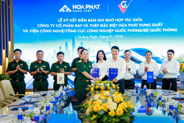 Hòa Phát và Viện Công nghệ hợp tác nghiên cứu làm chủ công nghệ sản xuất ray.