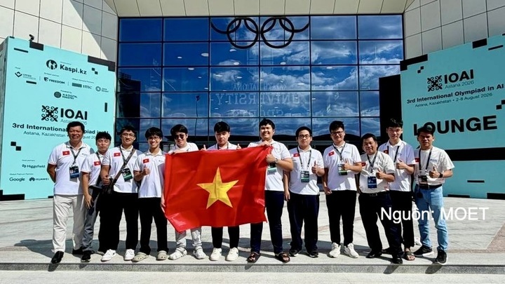 Đội tuyển Việt Nam tham dự Kỳ thi Olympic Trí tuệ nhân tạo quốc tế 2026.
