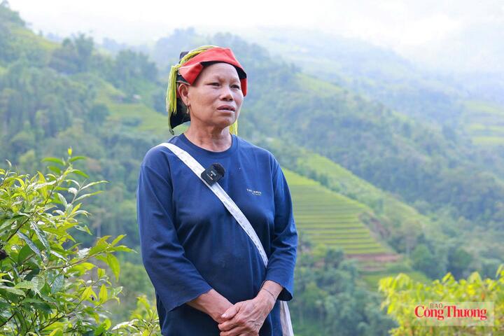 Bà Trương Thị Vàng, người dân tại thôn Xà Phìn, xã Thanh Thủy, tỉnh Tuyên Quang
