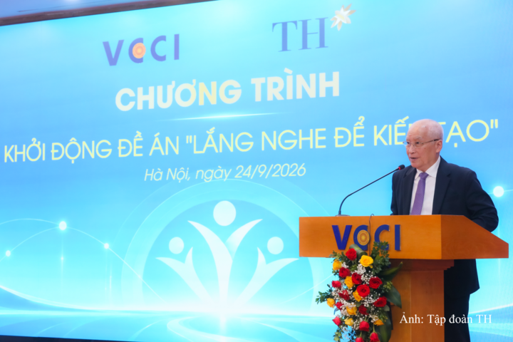 Ông Ngô Minh Hải - Chủ tịch Hội đồng quản trị Tập đoàn TH khẳng định quyết tâm của doanh nghiệp trong kiến tạo môi trường đầu tư, kinh doanh minh bạch.