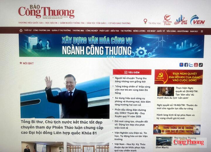 Cục trưởng Vũ Bá Phú: "Tôi kỳ vọng Báo Công Thương sẽ tiếp tục đổi mới mạnh mẽ để thông tin vượt qua giới hạn phản ánh thông thường, trở thành nguồn lực thiết thực hỗ trợ doanh nghiệp ra quyết định". Ảnh: Báo Công Thương.