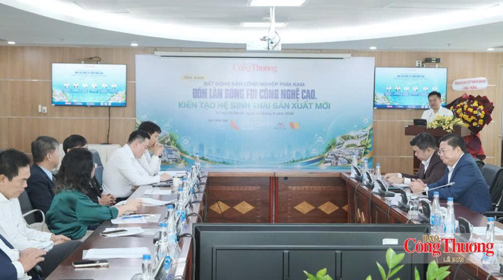 Ngày 25/9, Báo Công Thương tổ chức tọa đàm “Bất động sản công nghiệp phía Nam: Đón làn sóng FDI công nghệ cao và kiến tạo hệ sinh thái sản xuất mới”.