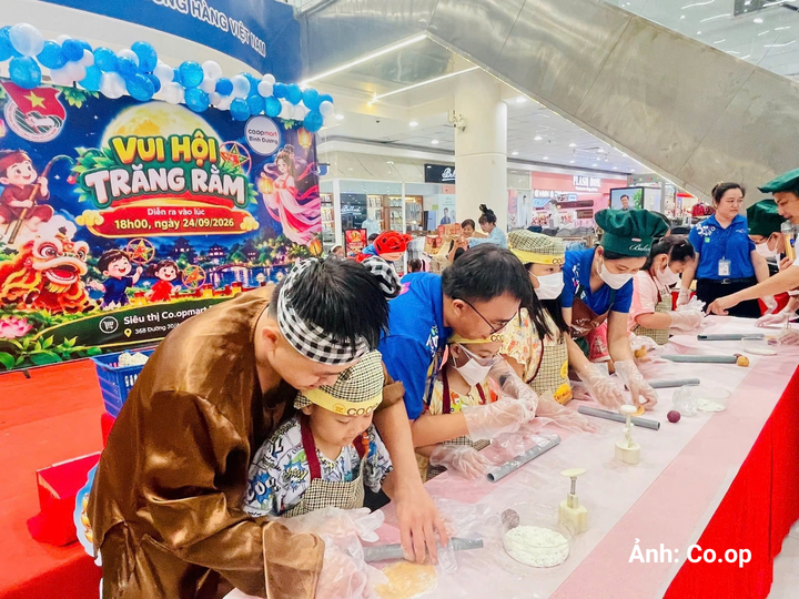 Workshop làm bánh dành cho khách hàng, nhộn nhịp sôi nổi trên toàn hệ thống Co.opmart.