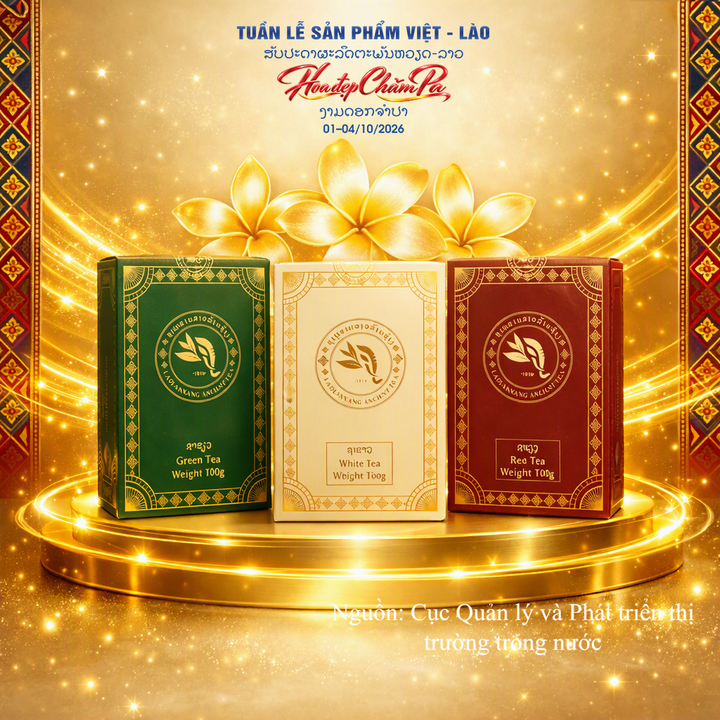 Đặc sản Lào được bày bán tại tuần lễ